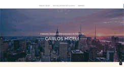 Desktop Screenshot of carlosmiceli.com
